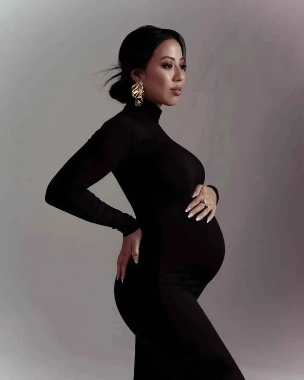 Maternity Dresses Pregnancy Women Maxi Long Dresses Clothes for Pregnant Babyshower Props