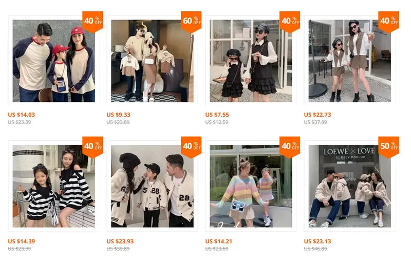 Family Thick Mother Children Suit Warm Winter Korean Fashion Women Daughter Son Matching Coat Baby Clothes  Zipper Sets Jacket - Mein Shop