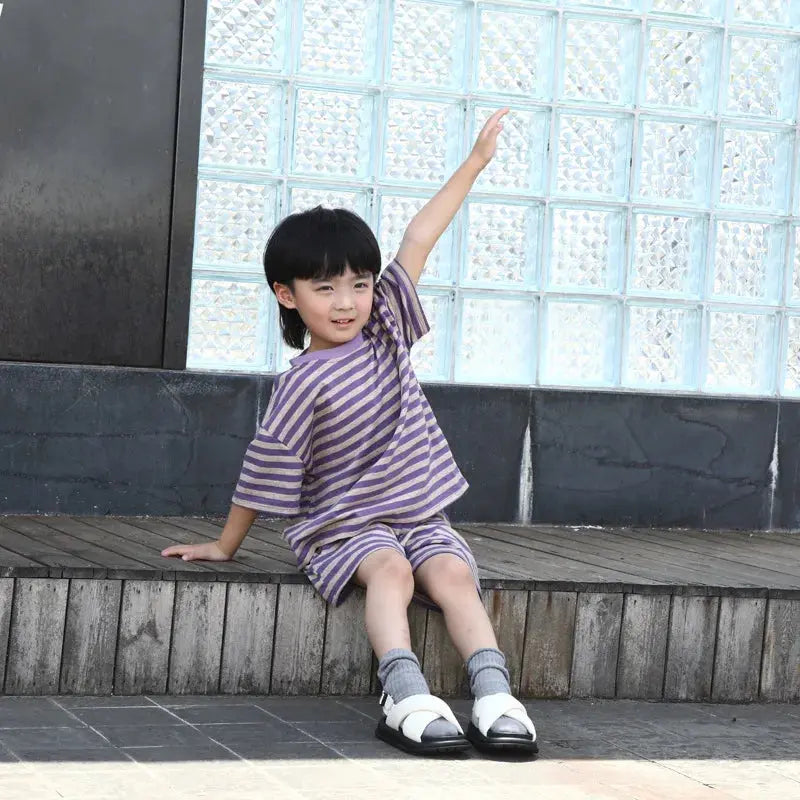 Family Look Clothes Mom and Daughter Same Dress Dad Short Sleeve T Shirts Mother and Son Kids Clothing Children Two Piece Outfit - Mein Shop