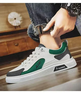 Trend  New Men's Shoes Leather Fashion Low-top Men's Casual Trendy Shoes Running Sports