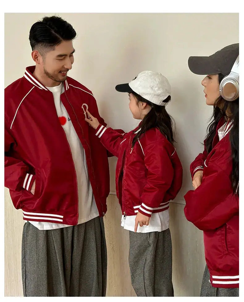 Winter Family Warm Coat Fashion Parent-child Matching Clothes Mom Dad Baby Clothing Korean Father Mother Son Daughter Thick Coat - Mein Shop