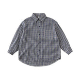 Matching Family Plaid Shirts Dad Mom and Boys Girls Fashion Clothes Korean Father Mother and Daughter Son Same Clothing Jacket Mein Shop