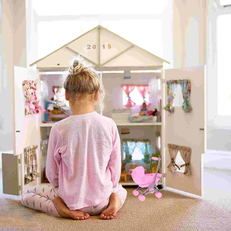 Children's Toy Trolley Toys for Babies Baby Accessories 3 Year Old Small Stroller 1 Girls Mini Dolls - Mein Shop