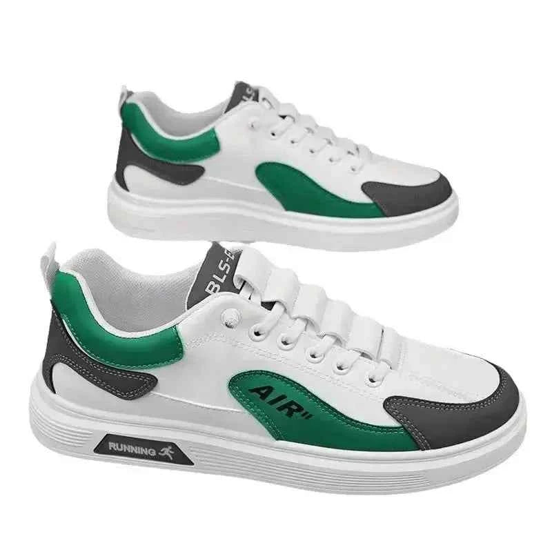 Trend 2025 New Men's Shoes Leather Fashion Low-top Men's Casual Trendy Shoes Running Sports