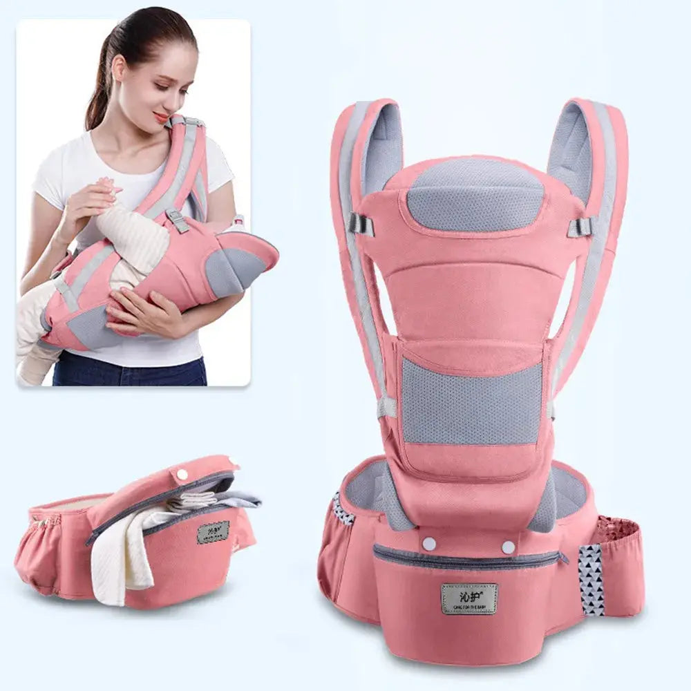 Newborn Ergonomic Baby Carrier Backpack Infant Baby Hipseat Carrier Front Facing Ergonomic Kangaroo Baby Wrap Sling Travel - Mein Shop