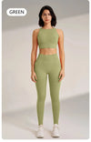 Yoga Clothing Set Women's High Waisted Leggings and Top Two Piece Seamless Fitness Exercise Clothing Fitness Workout Underwear - Mein Shop