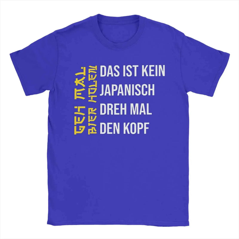 Men's Tshirt Retro Get A Beer T Shirt Funny German Jokes Alcohol Drinkers Dad Gift Streetwear Cotton Summer Casual T-shirts