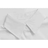 Women'S Shirt Elegant Evening Gown Women'S Plus-Size Lapel Button-Down Long-Sleeved Top Summer Fashion Hawaiian Vacation Shirt