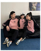 Parents and Children Warm Sweatshirts for The Whole Family Clothes Winter Father Mother and Son Daughter Thick Long Sleeve Tops - Mein Shop