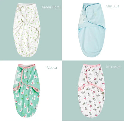 INSULAR New Summer Thick Swaddle 100% Cotton Newborn Infant Bags Wrapping Baby Sleep Sack Diaper Cocoon For Newborns Bags 1pc - Mein Shop