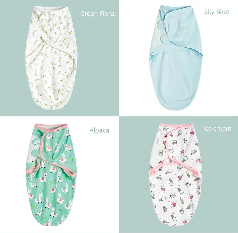 INSULAR New Summer Thick Swaddle 100% Cotton Newborn Infant Bags Wrapping Baby Sleep Sack Diaper Cocoon For Newborns Bags 1pc - Mein Shop