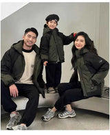 Family Matching Warm Clothes Winter Daughter Mother Thick Padded Coat Son Father Quilted Jacket Parents and Children Clothing - Mein Shop