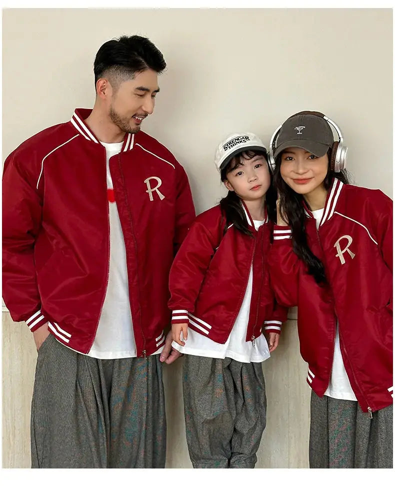 Winter Family Warm Coat Fashion Parent-child Matching Clothes Mom Dad Baby Clothing Korean Father Mother Son Daughter Thick Coat - Mein Shop