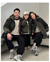 Family Matching Warm Clothes Winter Daughter Mother Thick Padded Coat Son Father Quilted Jacket Parents and Children Clothing - Mein Shop