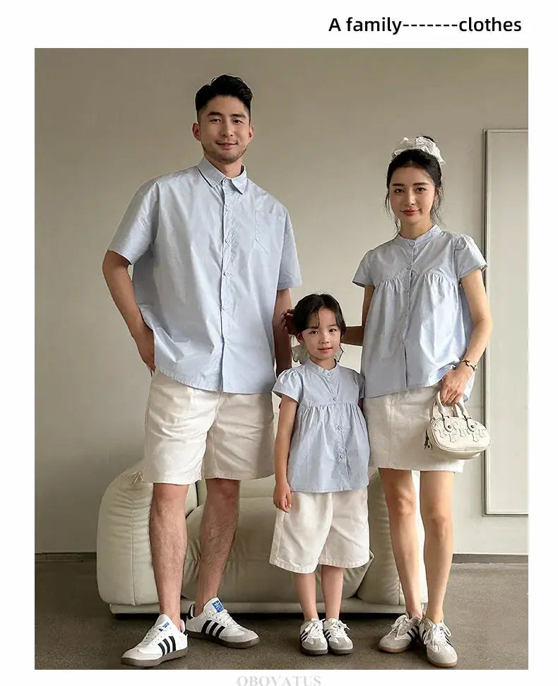 Family Look Matching Clothes Set Matching Family Outfits Family Matching Clothes Mother And Daughter Dress Father Son Clothing - Mein Shop
