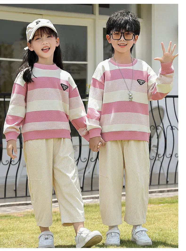 Family Couple Sweatshirts Matching Set Fashion Autumn Father Mother and Son Daughter Clothes Korean Parents and Children Outfits - Mein Shop