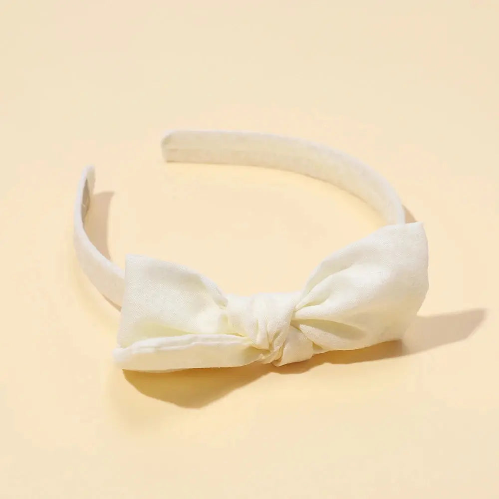Baby Accessories For Newborn Toddler Kids Baby Girl Boy Hairband Cotton Hair Hoop Exquisite Printed Large Bow Hair Accessories - Mein Shop