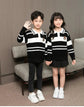 Sweater for The Whole Family Polo Knit Tops Fashion Mom and Daughter Child Girl Matching Jumper Dad and Son Baby Boy Knitwear - Mein Shop
