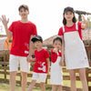 Family Vacation Clothing Resorts Look Parent Child Clothes Mom and Daughter Suspender Dress Two Piece Sets Dad Son Same Outfits Mein Shop