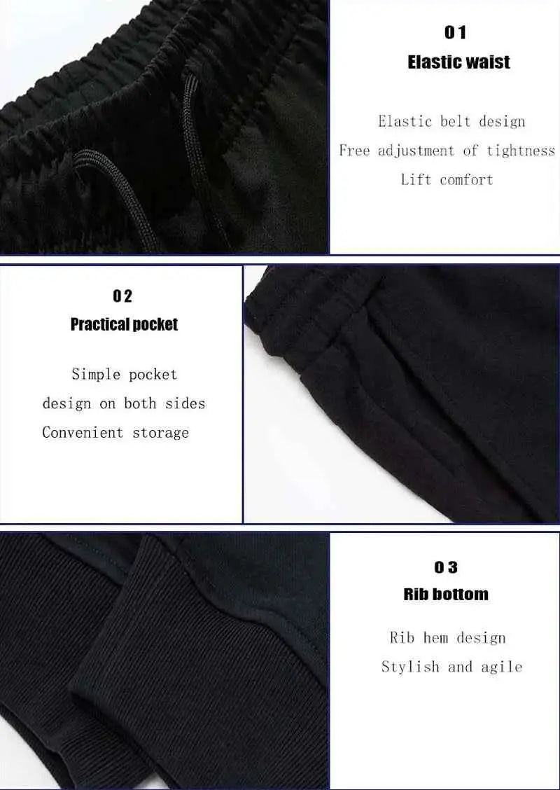 PUAIA Print Sport Jogginghosen Herren Herbst/Winter Neue Fitness Lose Passform Streetwear Hosen