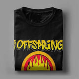 Men's T-Shirts The Offspring Novelty Pure Cotton Tee Shirt Short Sleeve T Shirts Crewneck Clothing Printing