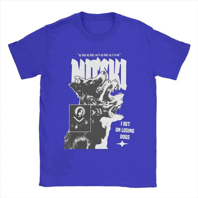 Men T-Shirts Mitski I Bet On Losing Dogs You're My Baby Say It To Me 100% Cotton Tee Shirt Short Sleeve T Shirt O Neck Clothes