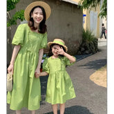Family Matching Clothes Mom Daughter Dress Dad and Son Sets Korean Women Dresses Mother and Boys Outfits Brother Sister Clothing - Mein Shop