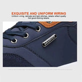 Leather Men Shoes Sneaker Trend Sports Running Breathable Men‘s Sneakers Non-slip Footwear Shoe for Male Walking Autumn