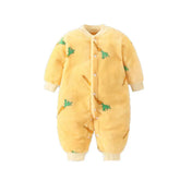 Newborn Baby Spring Winter Clothes Infant Jacket for Girls Jumpsuit for Boys Soft Flannel Bebe Romper Baby Clothes 0-18 Month - Mein Shop