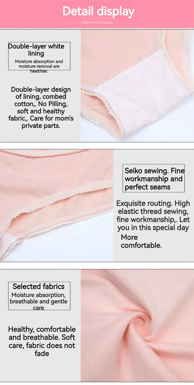 Cotton Panties For Pregnant Maternity Underwear Panty Clothes for Pregnant Women Pregnancy Brief High Waist Maternity Intimates - Mein Shop