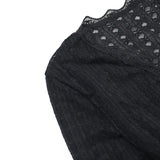 Women's T-shirt New Autumn Club Party Sexy Lace Tees Streetwear Fashion Long Sleeves T-shirt Lady Versatile Casual Slim Clothing - Mein Shop