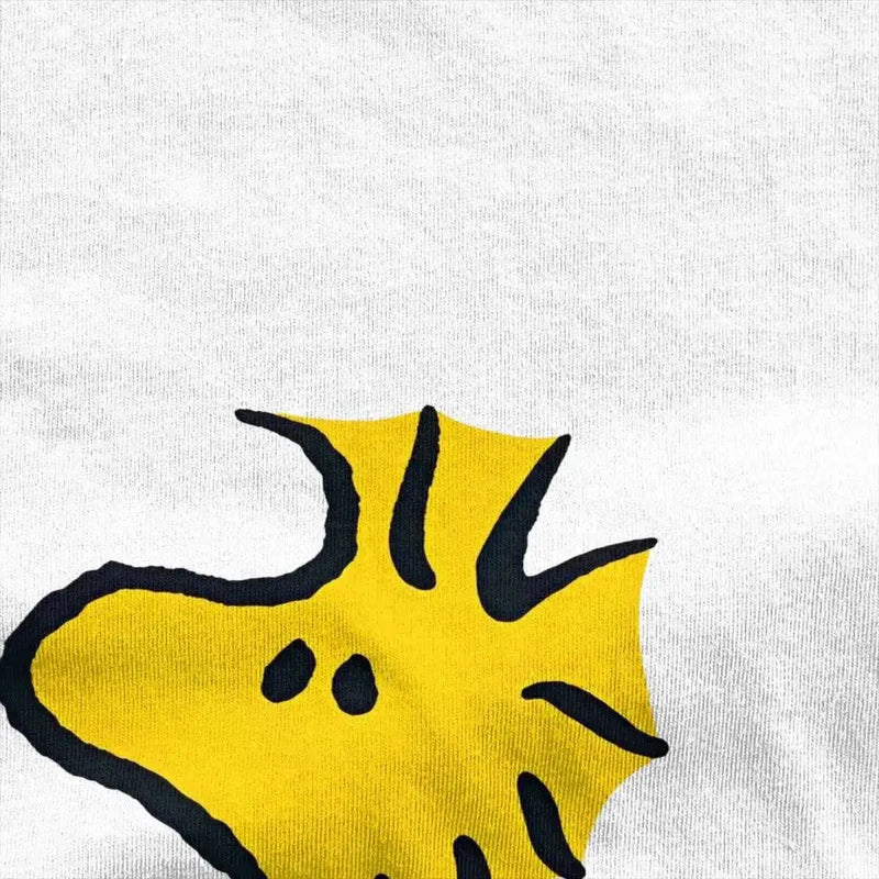 Men Women T Shirt Woodstock Cartoon T-Shirts Trendy Cool Summer Tees Funny Custom Logo 100 Cotton Clothing Gift Idea