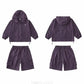 Family Matching Clothes Sets Men Women Baby Coat Shorts Suit Couples Kids Family Look Clothing Parent-Child Matching Costume - Mein Shop