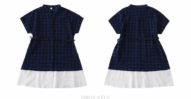 Family Matching Clothes Boy Girl Outfit Set Father and Son Shirt Shorts Suit Mother and Daughter Dress Same Girl Blouse Dress - Mein Shop