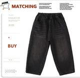 Family Cotton Denim Shirts Parent-child Fashion Clothes Mother and Daughter Jacket Korean Father and Son Same Stripe Coat Tops - Mein Shop