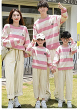 Family Couple Sweatshirts Matching Set Fashion Autumn Father Mother and Son Daughter Clothes Korean Parents and Children Outfits - Mein Shop