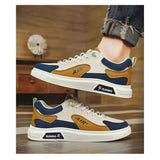 Trend  New Men's Shoes Leather Fashion Low-top Men's Casual Trendy Shoes Running Sports