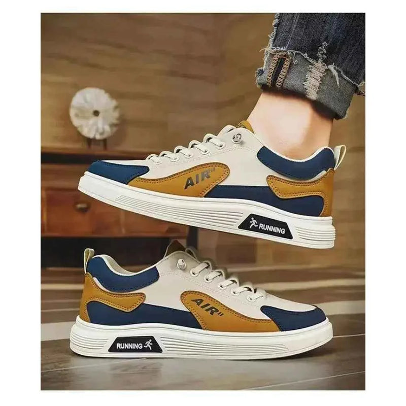 Trend  New Men's Shoes Leather Fashion Low-top Men's Casual Trendy Shoes Running Sports