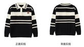 Sweater for The Whole Family Polo Knit Tops Fashion Mom and Daughter Child Girl Matching Jumper Dad and Son Baby Boy Knitwear - Mein Shop