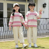 Family Couple Sweatshirts Matching Set Fashion Autumn Father Mother and Son Daughter Clothes Korean Parents and Children Outfits - Mein Shop