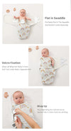 INSULAR New Summer Thick Swaddle 100% Cotton Newborn Infant Bags Wrapping Baby Sleep Sack Diaper Cocoon For Newborns Bags 1pc - Mein Shop