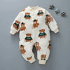 Newborn Baby Spring Winter Clothes Infant Jacket for Girls Jumpsuit for Boys Soft Flannel Bebe Romper Baby Clothes 0-18 Month - Mein Shop