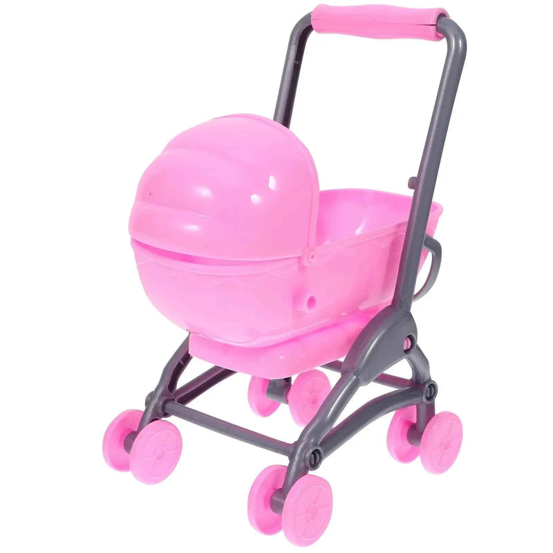 Children's Toy Trolley Toys for Babies Baby Accessories 3 Year Old Small Stroller 1 Girls Mini Dolls - Mein Shop