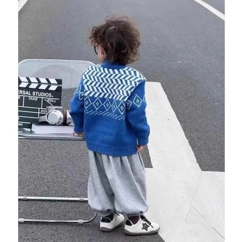 Knit Sweaters for The Whole Family Knitwear Winter Father Mother and Daughter Son Children Boy Girl Knitted Long Sleeve Pullover
