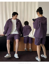 Family Matching Clothes Sets Men Women Baby Coat Shorts Suit Couples Kids Family Look Clothing Parent-Child Matching Costume - Mein Shop