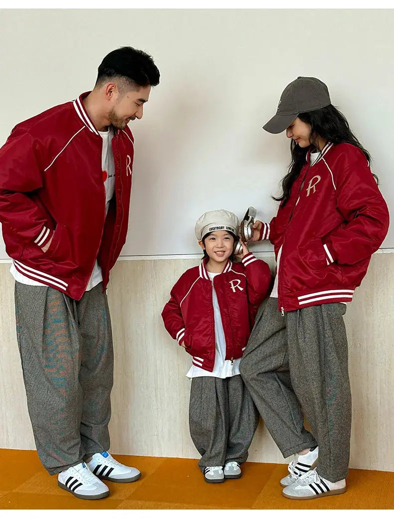 Winter Family Warm Coat Fashion Parent-child Matching Clothes Mom Dad Baby Clothing Korean Father Mother Son Daughter Thick Coat - Mein Shop