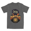 Men T-Shirt Gojiras Music Heavy Metal T-Shirts Hip Hop Humor Beach Tee Shirt Y2K Basic Custom Logo Cotton Tops Gift Idea