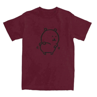 Men Women's T Shirt Joke Bear T Shirts Harajuku Summer Tees Classic Print 100% Cotton Tops Birthday Gift