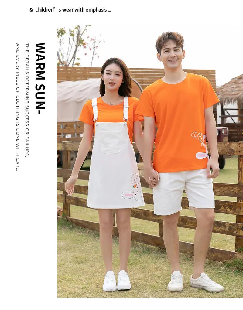 Family Vacation Clothing Resorts Look Parent Child Clothes Mom and Daughter Suspender Dress Two Piece Sets Dad Son Same Outfits Mein Shop