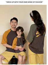 Summer Vacation Wear Father Mother Kids Family Clothing Sets Tshirt Shorts 2PCS Family Look Outfits Couple Child Costume Suit - Mein Shop